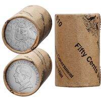 2024 50c King Charles III Circulated Non-Premium Coin Roll