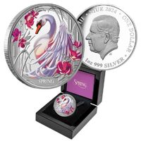 2024 $1 Seasons Spring 1oz Silver Proof Coin