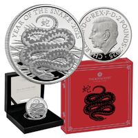 2025 Lunar Year of the Snake UK 1oz Silver Proof Coin