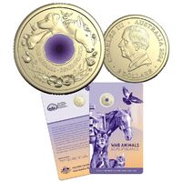 2024 $2 ‘C’ Mintmark War Animals Remembrance Coloured Uncirculated Coin