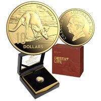 2024 $10 Kangaroo Series 1/10 Oz Gold Proof Coin