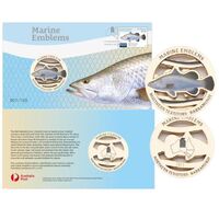 2024 Barramundi Marine Emblems Limited-Edition Medallion Cover Northern Territory 