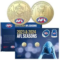 2023 AFL and 2024 AFL Seasons 2 Coin Limited-Edition PNC