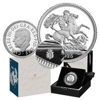 2025 Royal Mint Premium Privy Mark Silver Sovereign Proof Coin