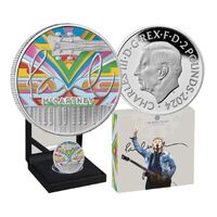 2024 Paul McCartney UK 1oz Silver Proof Colour Coin