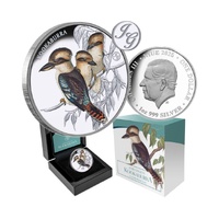 2025 $1 Kookaburra - Birds of Australia Series 1 Oz Silver Proof Coin with John Gould Privy Mark