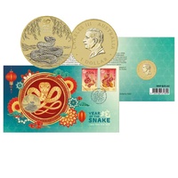 2025 Christmas Island Lunar New Year of the Snake PNC (PM)