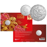  2025 Christmas Island Lunar New Year of the Snake PNC (RAM)