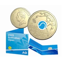 2025 Women’s Australian Open $2 Privy Mark Coin in Folder