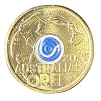 2025 $2 Men’s Australian Open Uncirculated Coin in 2x2 Flip