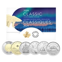 2024 Royal Canadian Mint Classic Uncirculated 6 Coin Set