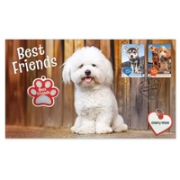 Best Friends Dog Medallion Cover