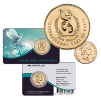 1986 $1 International Year of Peace Coin Pack