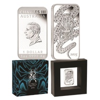 2025 $1 Dragon Rectangular 1oz Silver Proof Coin