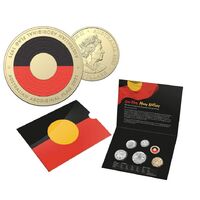2021 50th Anniversary Of The Australian Aboriginal Flag UNC 6 Coin RAM Mint Set