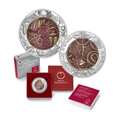 2024 25 Euro Edaphon - The Living Soil Niobium Coin Series Coin