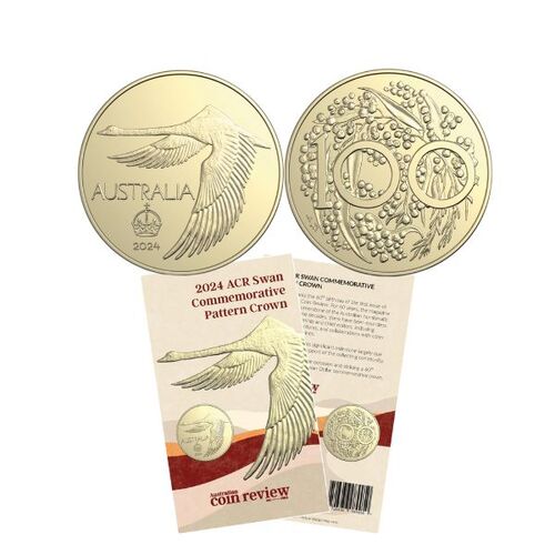 2024 Swan Pattern Dollar Commemorative – AlBr Uncirculated 60th Anniversary ACR