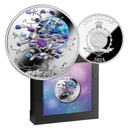 2024 Moon Tree of Luck - 1oz Silver Proof Coin