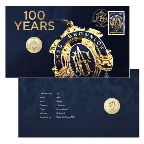 2024 100 Years of Brownlow Brownlow Medal PNC (RAM)