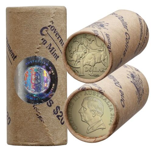 2024 $1 King Charles III Circulated Premium Coin Roll