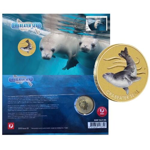 2018 $1 Australian Crabeater Seals PNC (PM)