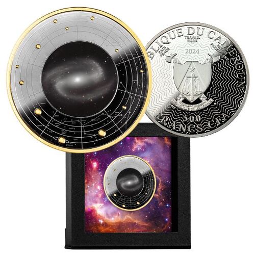 2024 Galaxies Series - Messier 100NGC 17.50g Silver Proof Coin