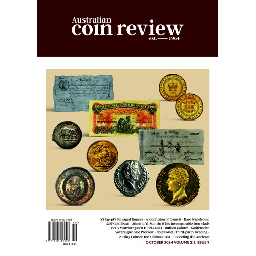 2024 October Cover - Australian Coin Review Magazine