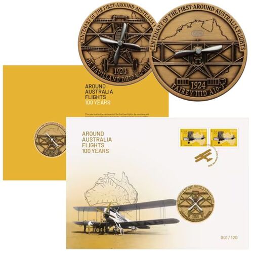 2024 Around-Australia Flights: 100 Years Limited-Edition PMC