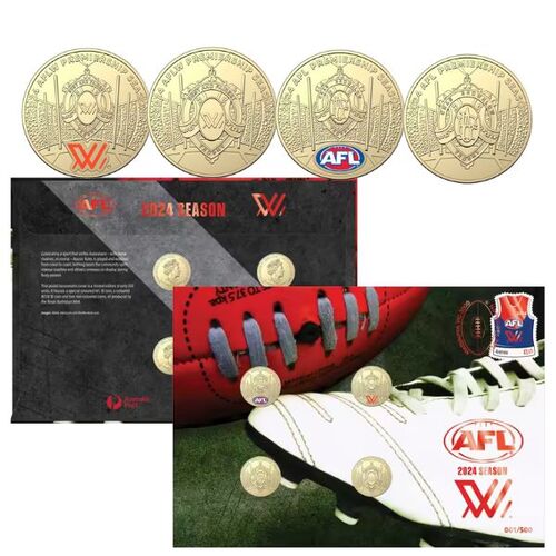 2024 AFL and AFLW Four-Coin Limited-Edition PNC