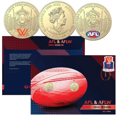 2024 AFL and AFLW Limited-Edition Two-Coin PNC