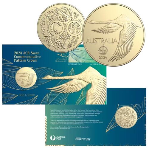 2024 ACR Commemorative Swan Pattern Crown Token Cover