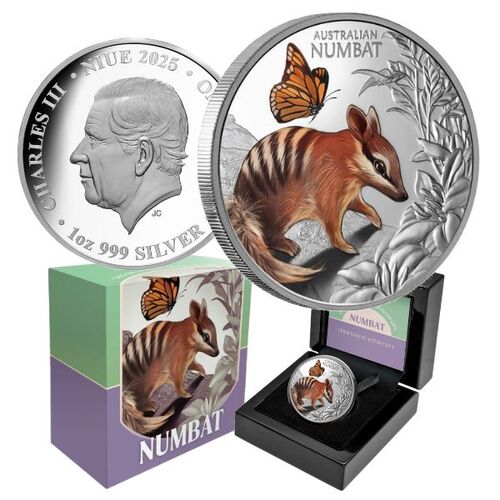 2025 $1 Baby Numbat 1 Oz Silver Proof Coin