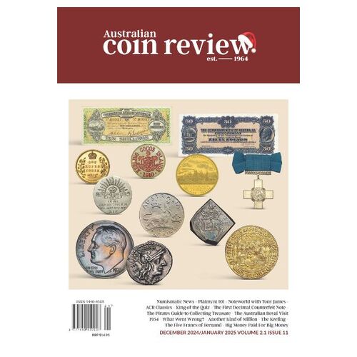 2024 December / 2025 January Cover - Australian Coin Review Magazine