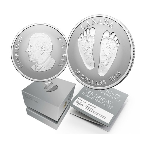 2025 $10 Welcome to the World Fine Silver Coin 