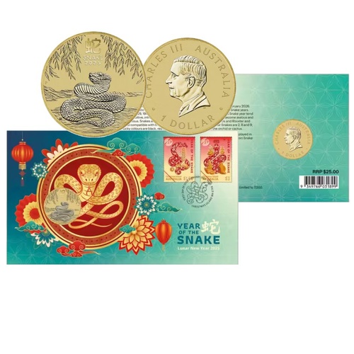 2025 Christmas Island Lunar New Year of the Snake PNC (PM)