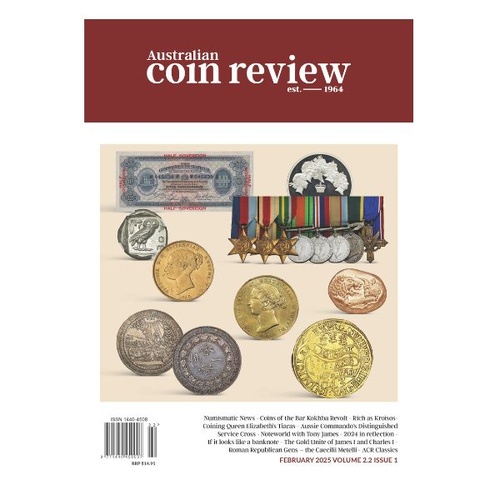 2025 February Cover - Australian Coin Review Magazine