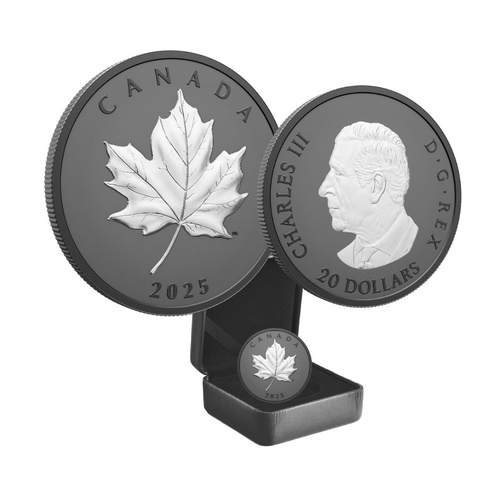 2025 Royal Canadian $20 Elegant Maple Fine Silver Coin 