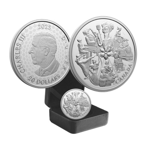 2025 Royal Canadian $20 Commemorating Black History: Hogan’s Alley Fine Silver Coin 