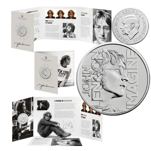 2025 £5 John Lennon UK Brilliant Uncirculated Coin