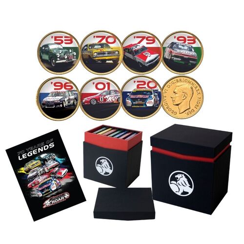 2021 Holden’s Final Roar 7 x Enamel Penny Collection